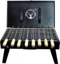 HANGUL BREIFCASE-BBQ-8SKEWER-GRL Charcoal Grill...