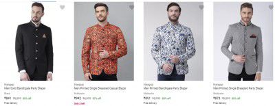 Hangup Mens Readymade Blazers Starts at Rs 841 | Upto 87% Off