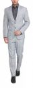 Hangup Men's Regular Fit Suit (Grey_Linen_Suit_36, Grey, Small)...