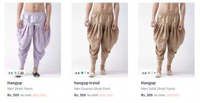 hangup trend Dhotis Upto 83% Off | Starts At Rs 338
