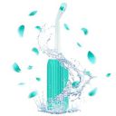HANNEA® 500ml Portable Retractable Travel Bidet with Bag/2 Nozzles for Toilet Handheld Postpartum Perineal Cleansing Childbirth Cleaner - for Outdoor,Camping,Personal Hygiene (Green)...