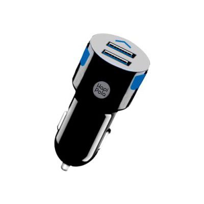 HAPIPOLA CAR Accessories Duo | 12W Output | Fast Charging 2X USB Output Sleek and Compact Design