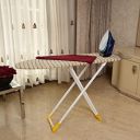 Happer Premium Wooden Ironing Board/Table with Iron Holder, Foldable & Adjustable | Deluxe Plus (122 x 32cm)...