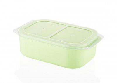 HAPPI Multipurpose Plastic Airtight Masala Box for Kitchen, Fridge Storage Containers Spice, Grocery, Dry Fruits, Vegetable Food Storage Box (3000 ml - Parrot)