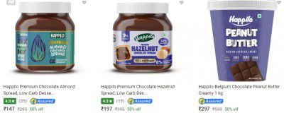 Happilo Butter Flat 50% Off