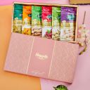 Happilo Dry Fruit Celebrations Gift Box Orchid - California Almonds, Premium Cashews, Raisins, Salted Pista, Masala Cranberry & Turkish Apricots, 1 kg...