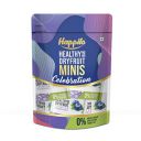 Happilo Premium Blueberries Healthy Mini Dry Fruit Bar Pack of 12 (15g each), Healthy Snack, High in Protein Nuts, No Added Sugar...