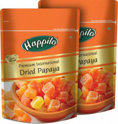 Happilo Premium International Dried Papaya  (2 x 200 g)