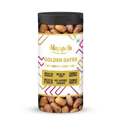 Happilo Premium Natural Golden Dates Jar 400g