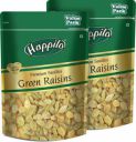 Happilo Premium Seedless Green Raisins Super Saver Raisins  (2 x 1 kg)...