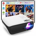 HAPPRUN Projector, Native 1080P Bluetooth Projector with 100''Screen, 9500L Portable Outdoor Movie Projector Compatible with Smartphone, HDMI,USB,AV,Fire Stick, PS5...
