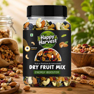 HAPPY HARVEST Premium Mix Dry Fruits 1kg| Mixed Nuts & Dried Fruits 