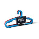 Happy To Hang Denimation 6 Piece Polypropylene Hanger, Blue and Red...