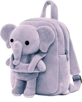 HappyChild Kids Plush Bag Animal Cartoon Mini Travel Bag for Baby Girl Boy 2 to 5 Years