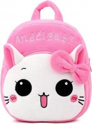 HappyChild Toddler School Bag Plush Cartoon Mini Preschool Bag for Baby Girl Boy 2 to 5 Years