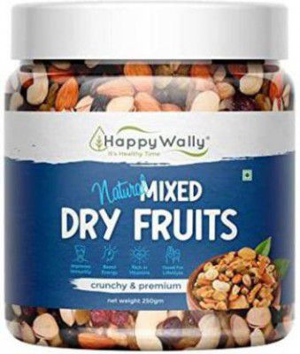 HappyWally Healthy Nutmix | Mixed Dryfruits | Source of Vitamin and Minerals, ( 250g )  (250 g)