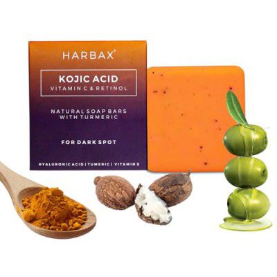 HARBAX SOAP Kojic Acid Soap (Pack of 1 (100 Grm))