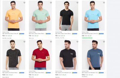 Harbor N Bay Mens T-shirts from ₹39