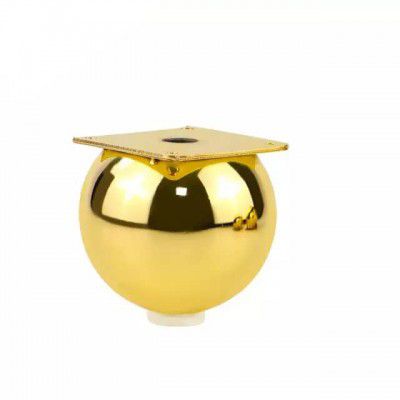 Hardware Pack of 4 Pcs Ball Shaped Heavy Metal Furniture Leg 14cm (4.5 inches), Coffee Table Leg Support Legs