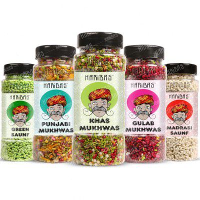HARIBAS Mukhwas Mouth Freshener PACK OF 5 