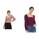 Harpa Women's Regular Fit Top (Pack of 2)...