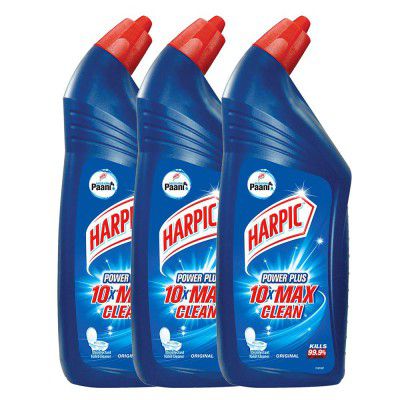 Harpic Disinfectant Toilet Cleaner Liquid Original - 1 L (pack of 3)
