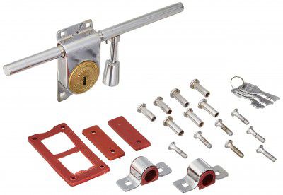 Harrison H-0501 275mm Iron Six Lever Bcp Rod Lock Set (Silver)