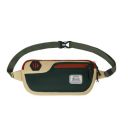 Harrisons Orbito Crossbody Water Resistant Chest Sling Bag for Men & Women | Fanny Pack for Hiking, Travel, Camping & Outdoor Sports with Adjustable Strap (Cream & Green)...