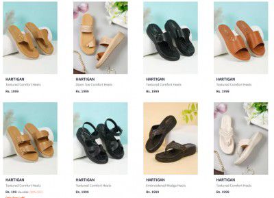 Hartigan Footwear upto 90% off starting From Rs.199