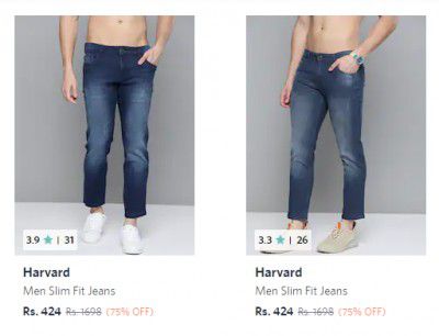 Upto 80% Off On Harvard Jeans For Men's