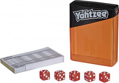 HASBRO GAMING Yahtzee Neon Pop Board Game Strategy Game
