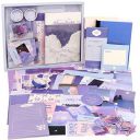 HASTHIP 346Pcs Journal Supplies Kit Vintage Scrapbook Stickers Pack For Art ,Multicolor...