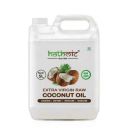 Hathmic Raw Extra Virgin Cold Pressed Coconut Oil, 5L HDPE...