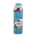 HAUSER ARTZ VIBE PENCIL 50PCS Multicolor Pencils | Extra Dark Lead for Smooth Writing | Ideal for Kids School Use & Drawing...