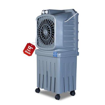 HAVAI Mighty 12 Personal Air Cooler | 12 inch Blade | 50L Tank Capacity, 120W Power, 3-Speed Control, Grey