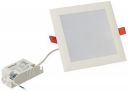 Havells 10-Watt Non-Rechargeable LED Panel Light (White Bezel and Black Housing, Square)...