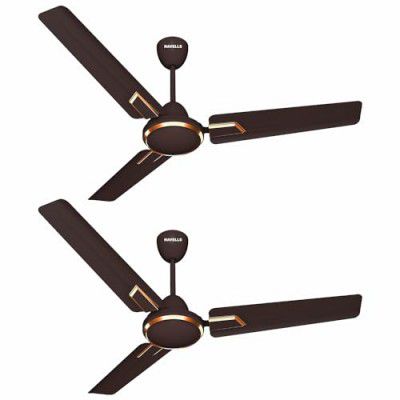 Havells 1200 mm FAN ANDRIA ES ESPRESSO, BROWN [ Pack OF 2 ]