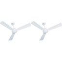 Havells 1200 mm FAN SS-390 ES MET.PRL WHT SILVER (Pack of 2)...