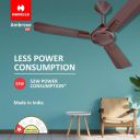 Havells 1200mm Ambrose Energy Saving High Speed Ceiling Fan (Cola Espresso Brown)...