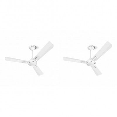 Havells 1200mm Ambrose ES Ceiling Fan | Premium Matt Finish (Pack of 2, Chrome)
