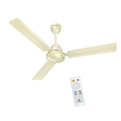 Havells 1200mm Artemis BLDC Motor Ceiling Fan | 5 Star Rated with Remote Control, 100% Copper, Upto 60% Energy Saving | Winner of National Energy Conservation Award (2021) | (Pack of 1, Bianco)