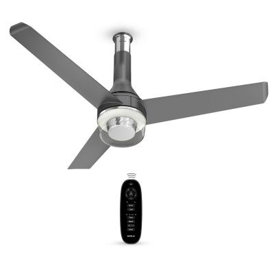 Havells 1200mm Crista Underlight BLDC Ceiling Fan, 2 Year Warranty | (Slate Chrome)