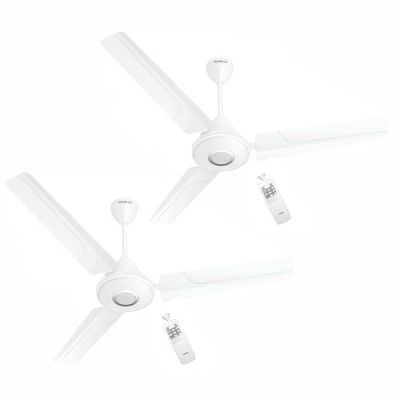 Havells 1200mm Efficiencia Neo BLDC Motor Ceiling Fan | 5 Star with Remote | (Pack of 2, White)