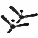 Havells 1200Mm Enticer Art Energy Saving Ceiling Fan (4.2 stars, Mettaclic Black Chrome, Pack Of 2)...