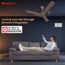 Havells 1200mm Enticer BLDC Prime Ceiling Fan | Compatible with Regulator & Remote, 5 Star...