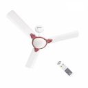Havells 1200Mm Equs Bldc Motor Ceiling Fan|5 Stars With Rf Remote, 100% Copper, Upto 57% Energy Saving|(White Maroon)...