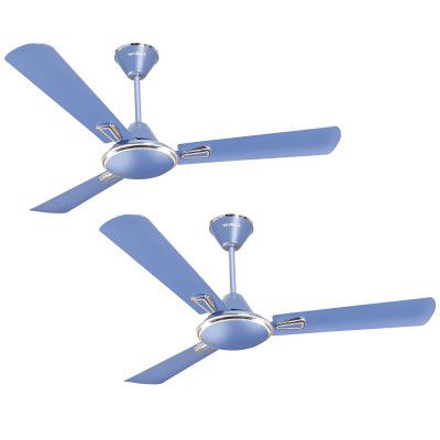 Havells 1200mm Festiva ES Ceiling Fan | Premium Finish, Decorative Fan | 2 Year Warranty | (Pack of 2, Ocean Blue)