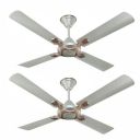 Havells 1200mm Leganza ES 4B Ceiling Fan | Best fan in 4 Blade, Premium Finish Decorative Fan (Pack of 2, Bronze Gold)...
