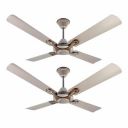 Havells 1200mm Leganza ES 4B Ceiling Fan | (Pack of 2, Mist Honey)...