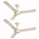Havells 1200mm Milor Energy Saving Ceiling Fan (Gold, Pack of 2)...